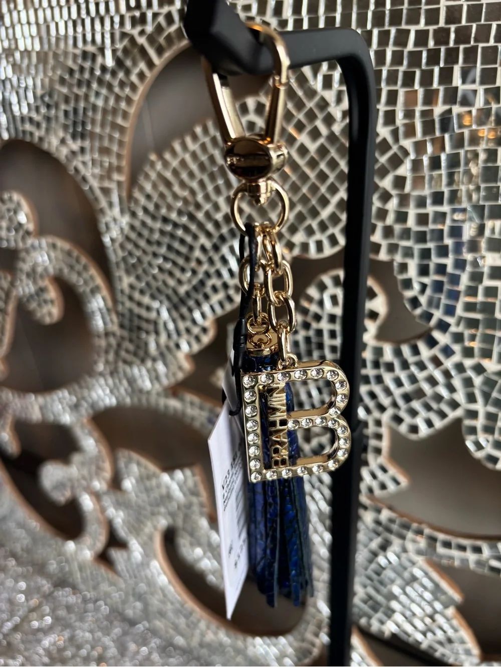 🌟Brahmin B Charm Tassel Neptune Melbourne Keychain